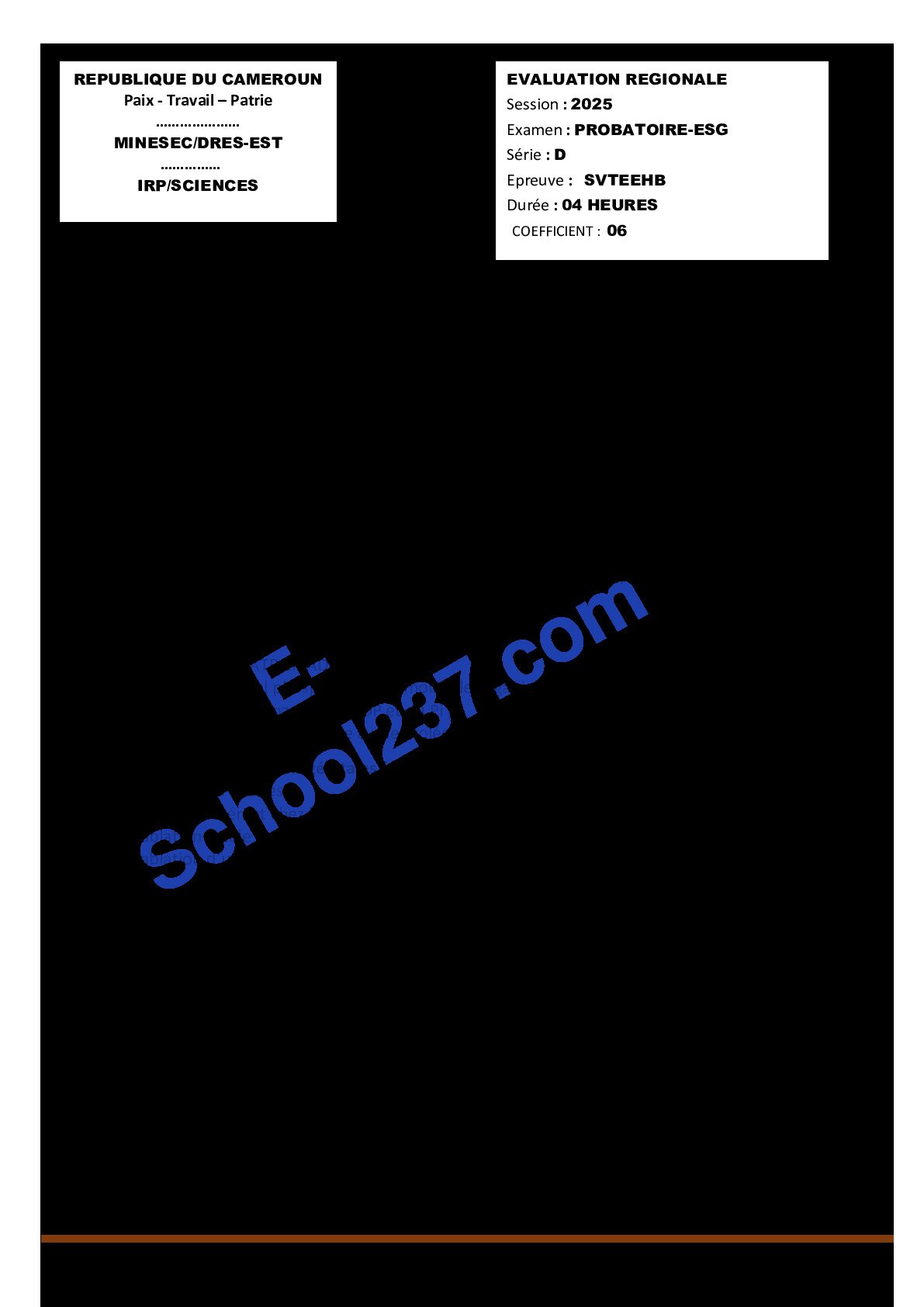 ERH 2025 SVTEEHB PROB-ESG D EST